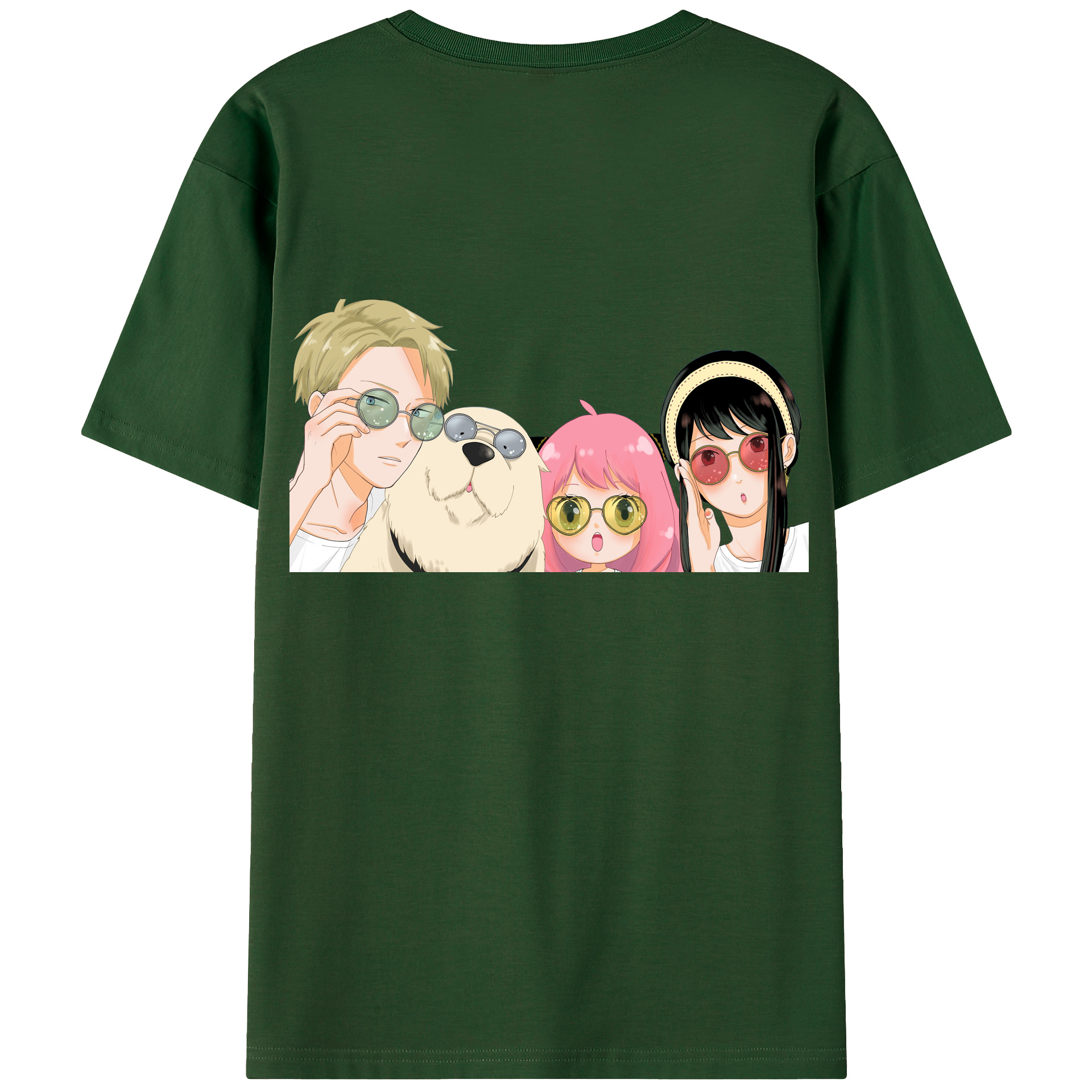 （画像用） SPY×FAMILY间谍家家酒 綿100％半袖Tシャツ（背面プリント）